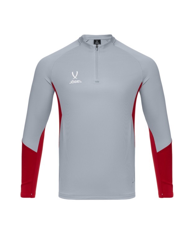 Джемпер тренировочный JOGEL PREMIER PerFormDRY Training Zip Top, серый/темно-красный (2120759)
