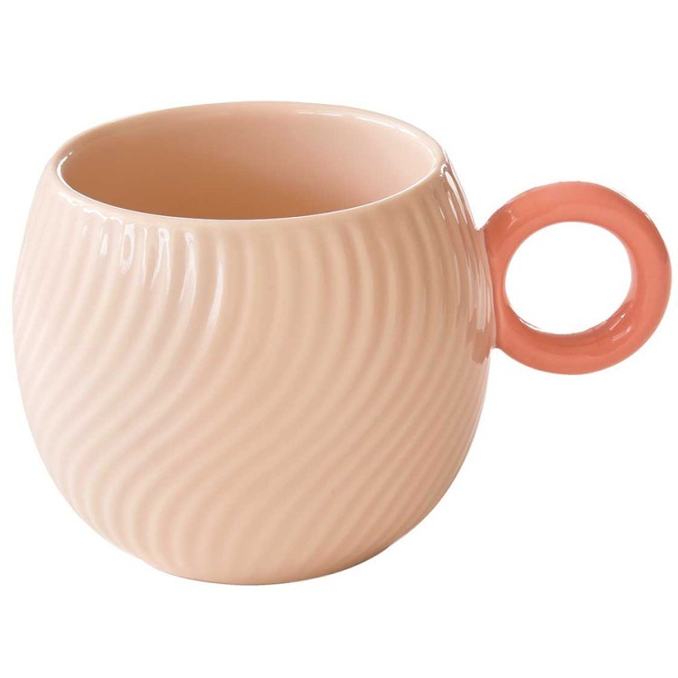 Кружка waves, 350 мл, розовая (80330)