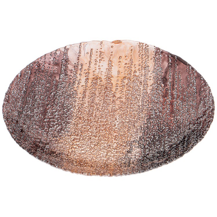 Тарелка "aurora brown" 28см без упак АКСАМ (339-207)