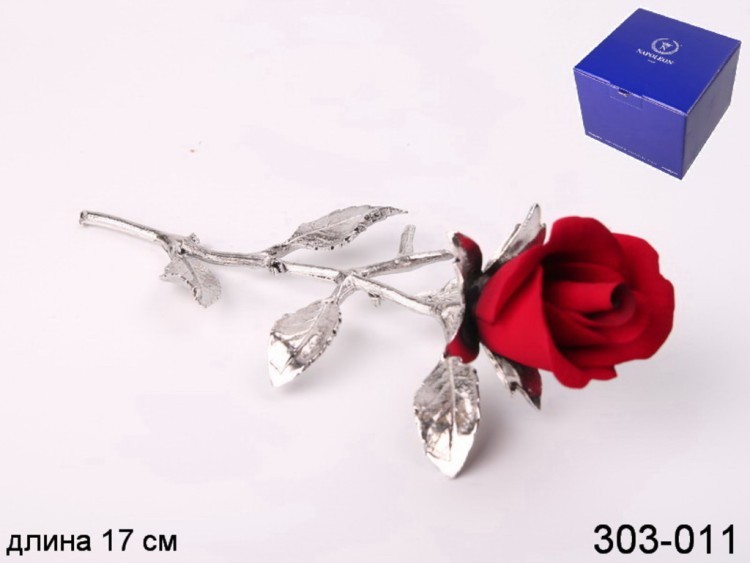 Изделие декоративное "роза" 16*7*6 см NAPOLEON (303-011)