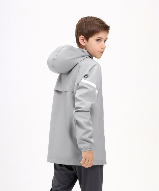 Куртка ветрозащитная JÖGEL CAMP 2 Rain Jacket, серый, детский (2113016)