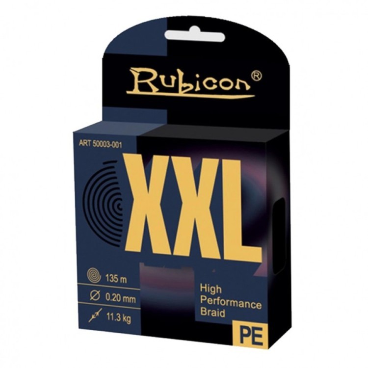 Леска плетеная Rubicon XXL 0,25мм 135м Yellow 450135YL-025 (75972)