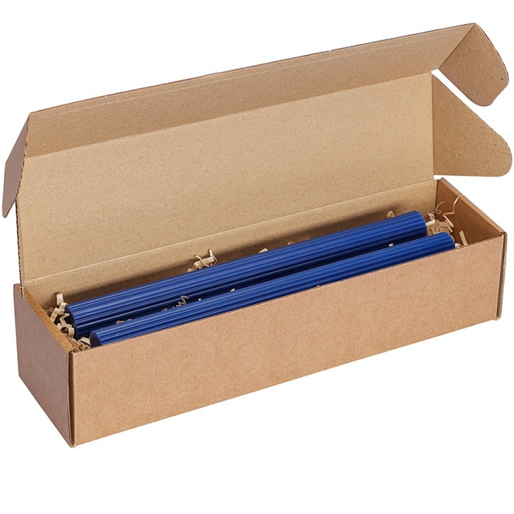 Набор из двух свечей синего цвета из коллекции edge, 24,5 см (77665)