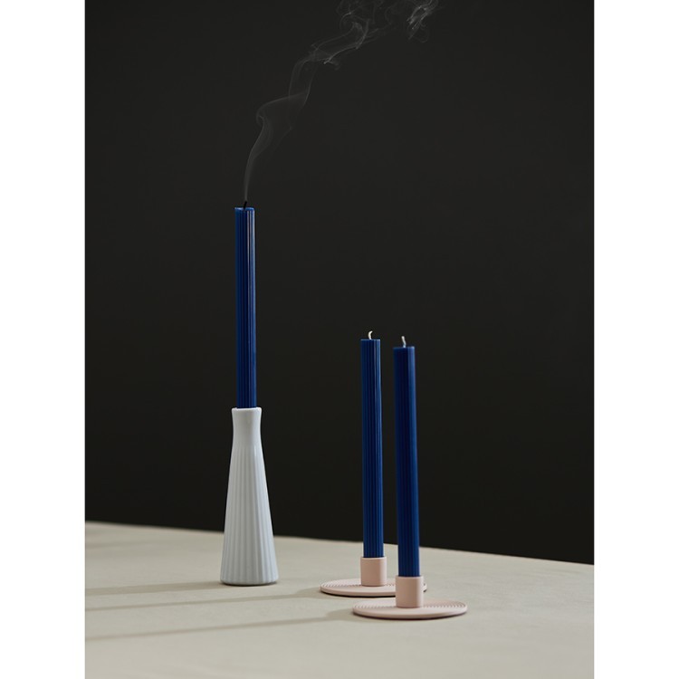 Набор из двух свечей синего цвета из коллекции edge, 24,5 см (77665)