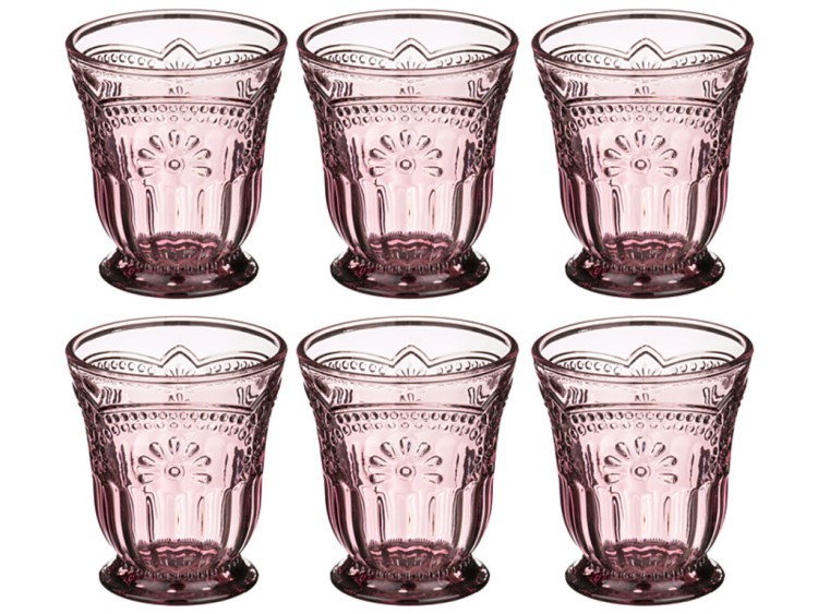 Набор стаканов для воды из 6 шт."марсала" 250 мл. высота=10 см. (кор=6набор.) Lefard (228-043)