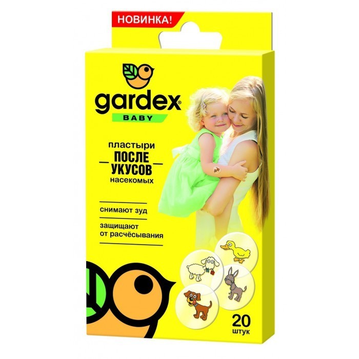 Пластыри Gardex Family после укусов насекомых (53156)