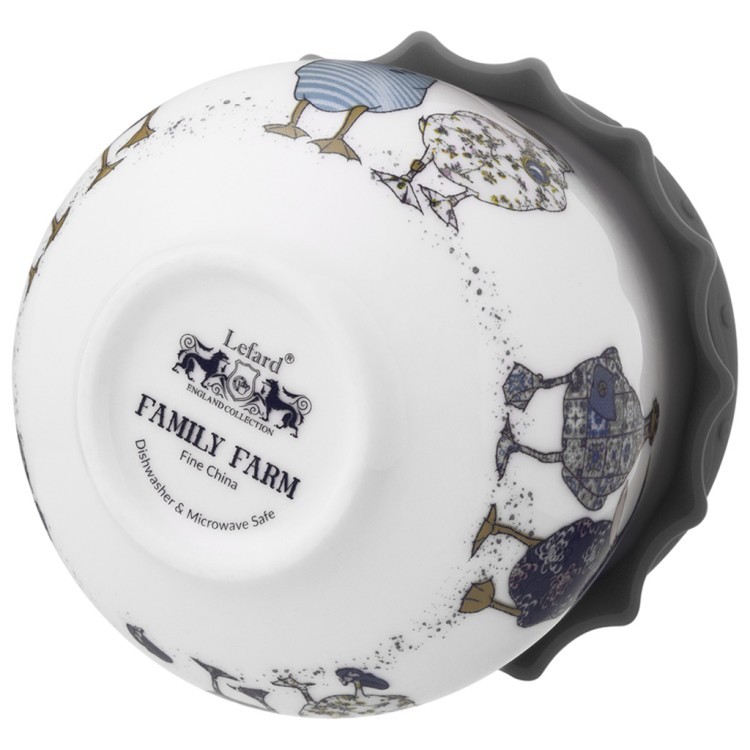 Банка lefard "family farm" с силиконовой крышкой 8*8*6,5 cm 180 мл Lefard (359-914)