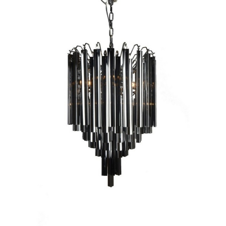 Люстра MD3327-4SM, металл, стекло, Nickel, ROOMERS FURNITURE