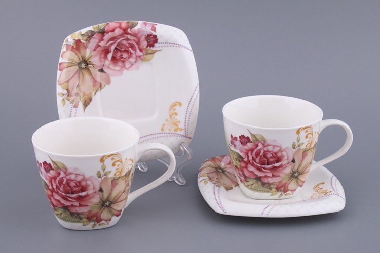 Чайный набор на 2 персоны 4 пр.200 мл. Porcelain Manufacturing (165-284) 