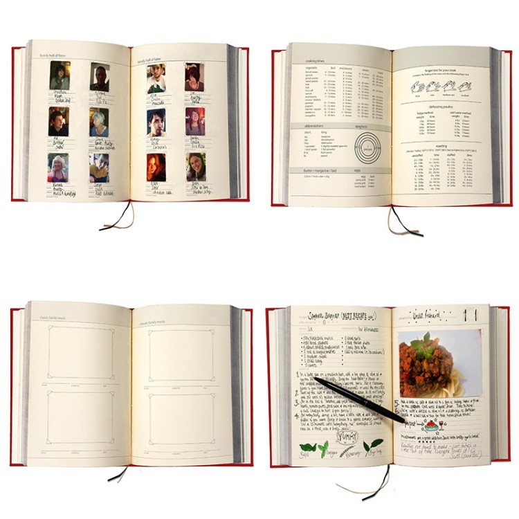 Семейная кулинарная книга my family красная (42732)