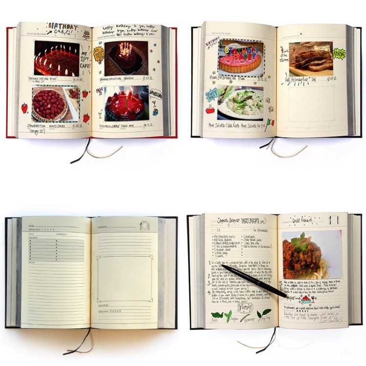 Семейная кулинарная книга my family красная (42732)