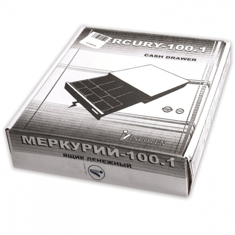 Ящик денежный для кассира Меркурий 100.1 МАЛЫЙ 384х358х88 мм для купюр 290116 (1) (90898)