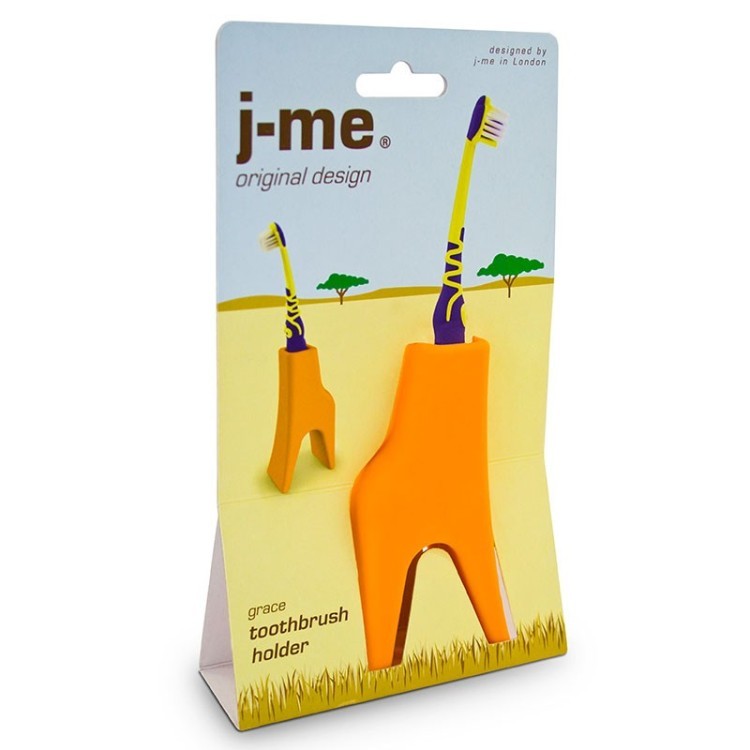 Держатель для зубной щетки giraffe оранжевый (44669)