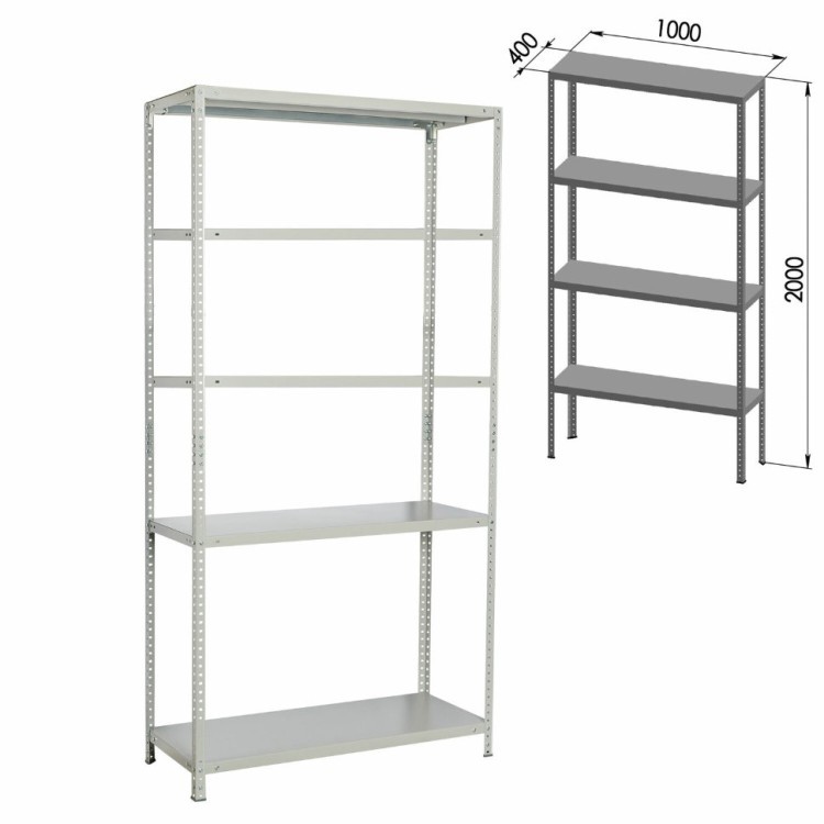 Стеллаж металлический Brabix MS KD-200/40-5 (S240BR244502) (1) (73187) Стеллаж металлический Brabix MS KD-200/40-5 (S240BR244502) (1) (73187)