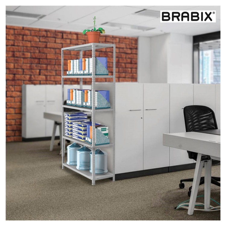 Стеллаж металлический Brabix MS KD-200/40-5 (S240BR244502) (1) (73187) Стеллаж металлический Brabix MS KD-200/40-5 (S240BR244502) (1) (73187)