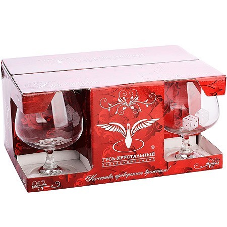 Набор 6 бокалов для бренди "Королевская лилия",410 мл " (EL76-1812)