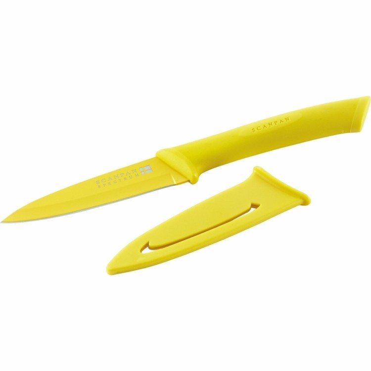 Нож кухонный 9 см, цвет желтый 51879100, Металл, AMBER, SCANPAN