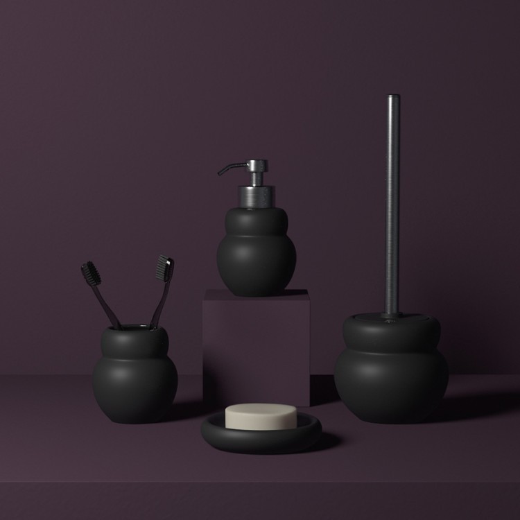 Ершик для унитаза markl, черный (75842)