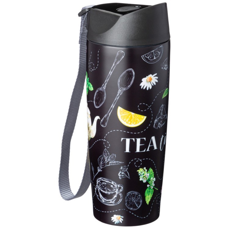 Термокружка agness "tea time" с кнопкой-стоппером, 380мл колба нерж.сталь Agness (709-090) Термокружка agness "tea time" с кнопкой-стоппером, 380мл колба нерж.сталь Agness (709-090)