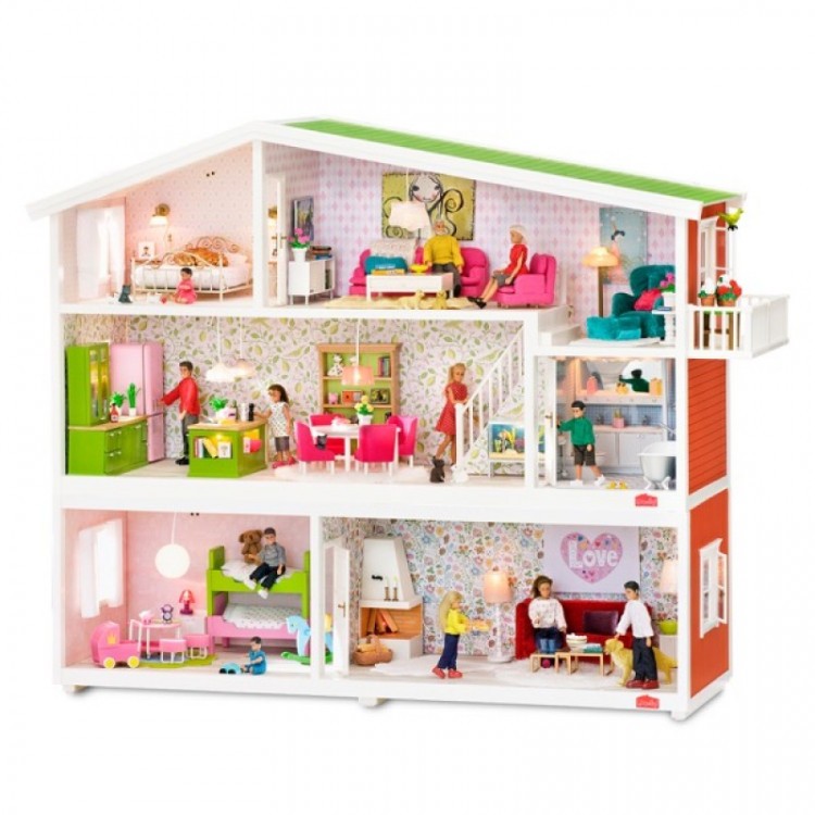 Кукольный домик "Дополнительный этаж Смоланд", с розетками для освещения, для кукол 12 см (LB_60101500)