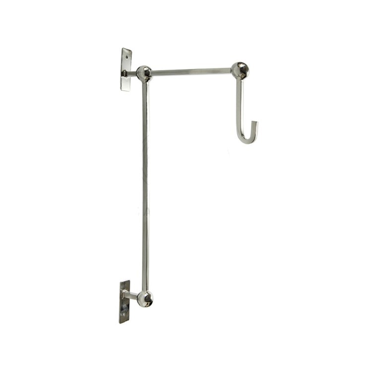 Вешалка Hk‐7058, нержавеющая сталь 18/10, Shiny Nickel, ROOMERS FURNITURE