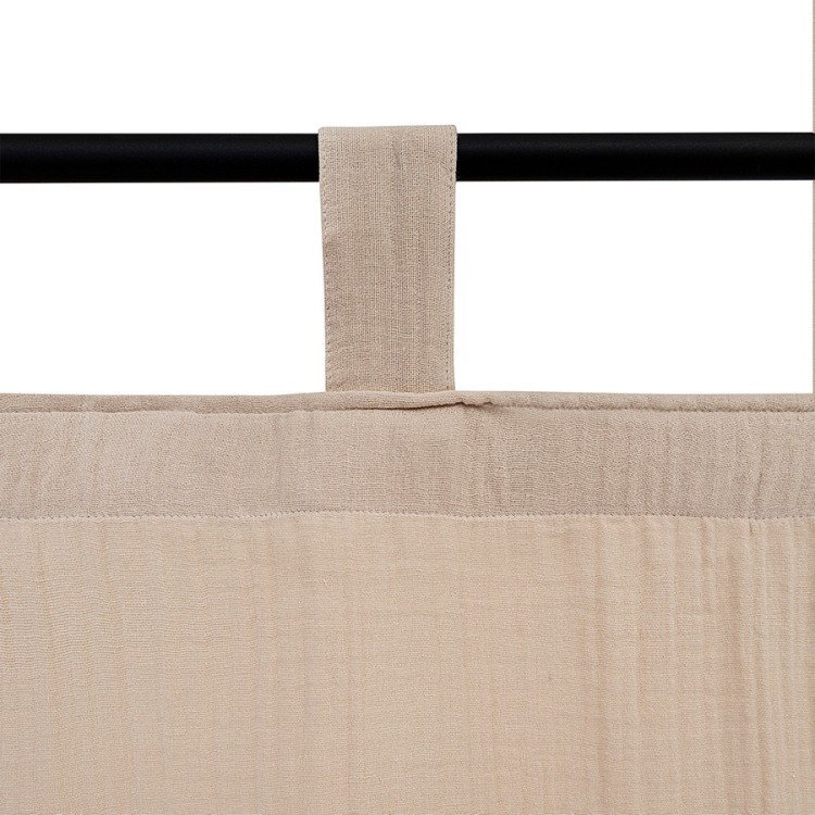 Штора из муслина бежевого цвета из коллекции essential, 150х290 см (77780)