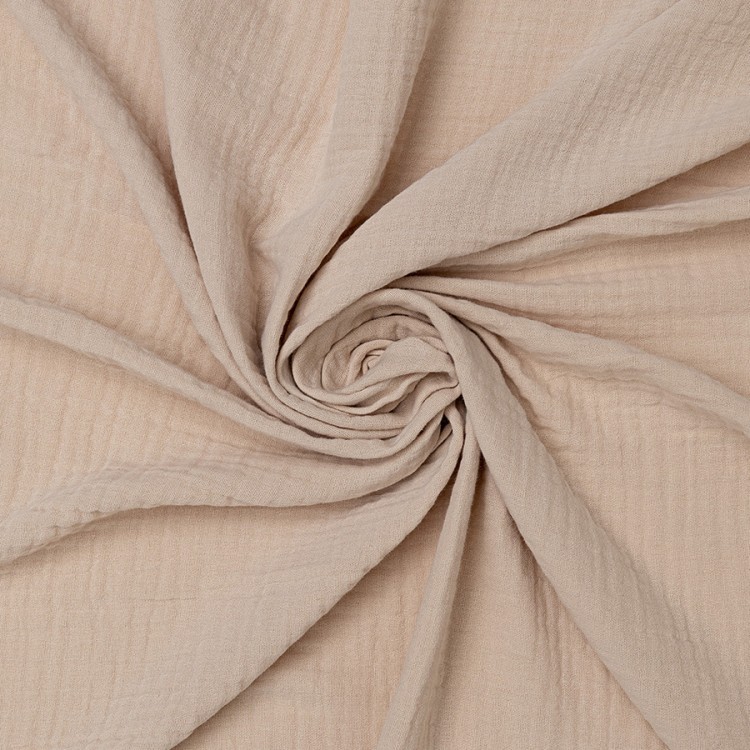 Штора из муслина бежевого цвета из коллекции essential, 150х290 см (77780)