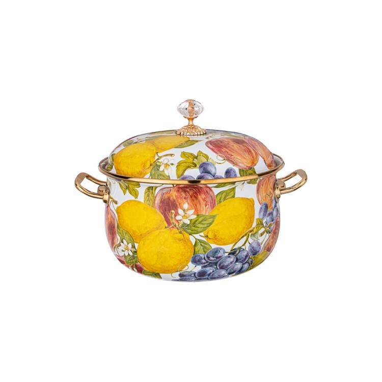 Кастрюля эмалированная agness с крышкой, серия фландрия 2,1л, диа.16см Agness (950-431) Кастрюля эмалированная agness с крышкой, серия фландрия 2,1л, диа.16см Agness (950-431)