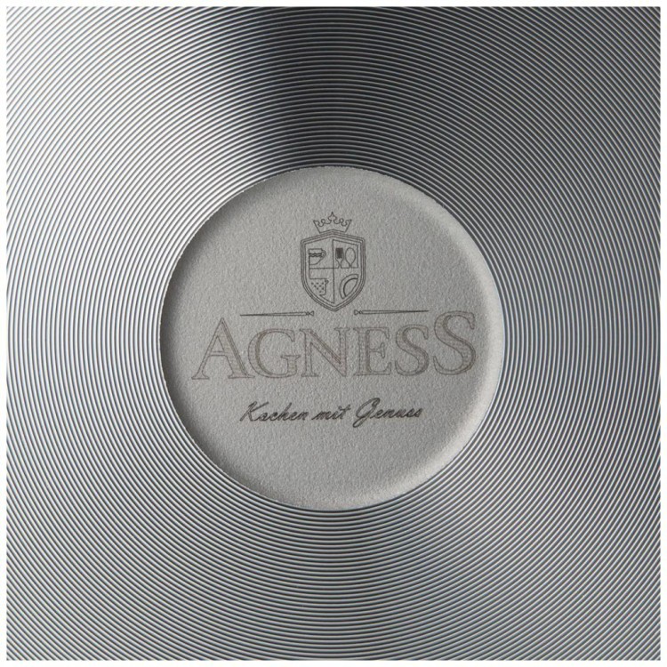 Сковорода agness "midnight" съемная ручка, диаметр 26 см Agness (899-121)