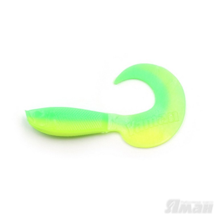 Твистер Yaman Mermaid Tail, 5" цвет 30 - Lime Chartreuse, 5 шт Y-MT5-30 (70724)