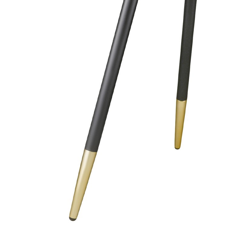 Столик hedda, D55 см, черный/матовое золото (74038)