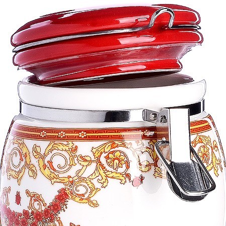 Банка для сыпучих 700мл Романтика дол/металл LR (30773)