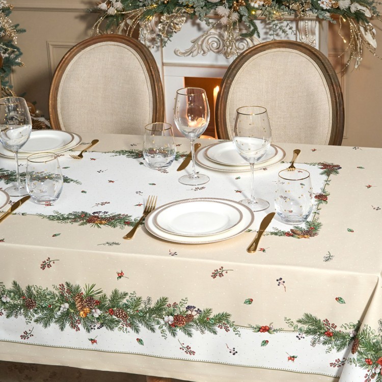 Скатерть "celebration" 160х220см ,бежевый,100% хлопок с пропиткой,твил SANTALINO (850-734-24) Скатерть "celebration" 160х220см ,бежевый,100% хлопок с пропиткой,твил SANTALINO (850-734-24)