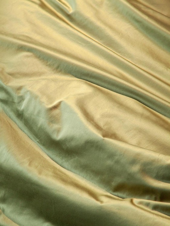 Комплект постельного белья из премиального сатина оливкового цвета из коллекции essential, 200х220 с (79821)