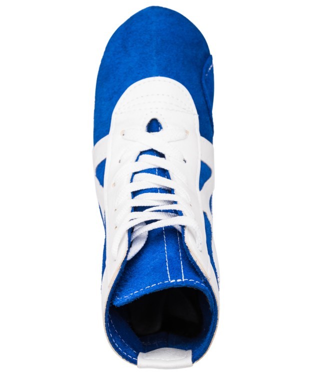 Обувь для самбо RS001/2, замша, синий (709683)