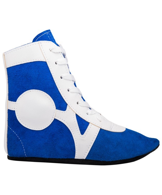 Обувь для самбо RS001/2, замша, синий (709683)