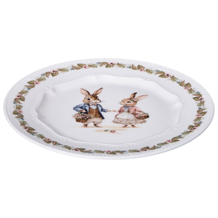 Тарелка закусочная lefard "rabbits family" 20,5 см Lefard (425-285)
