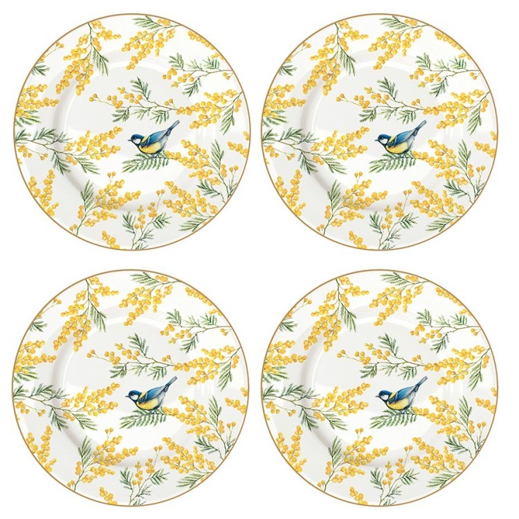 Набор десертных тарелок mimosa, 19 см, 4 шт. (80333)