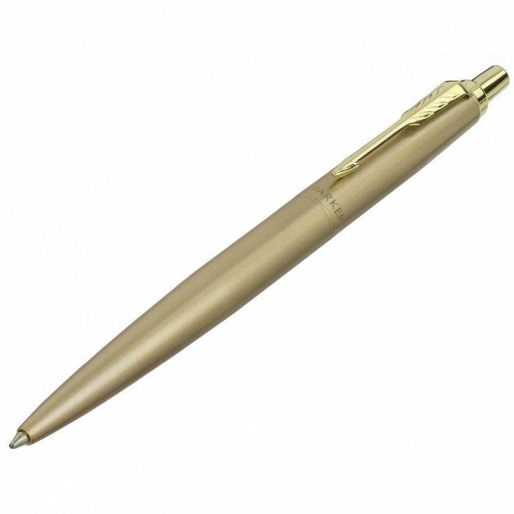 Ручка шариковая Parker Jotter XL Monochrome Gold GT золотой нерж. сталь синяя2122754 143764 (1) (91897)