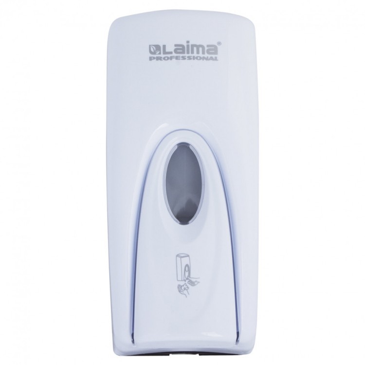 Дозатор для жидкого мыла Laima Professional Original наоивной 1 л белый ABS-пластик 605782 (1) (90200)