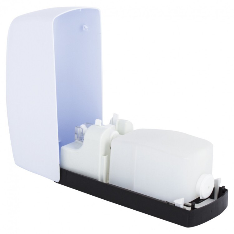 Дозатор для жидкого мыла Laima Professional Original наоивной 1 л белый ABS-пластик 605782 (1) (90200)