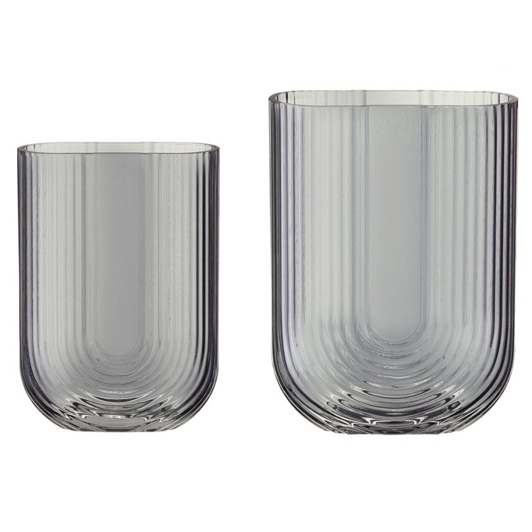 Ваза florenty, 23,5 см, серая (75116)