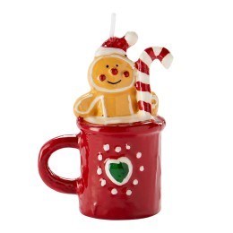 Свеча новогодняя Имбирный Кофе из коллекции new year essential, 9,5см (81019)