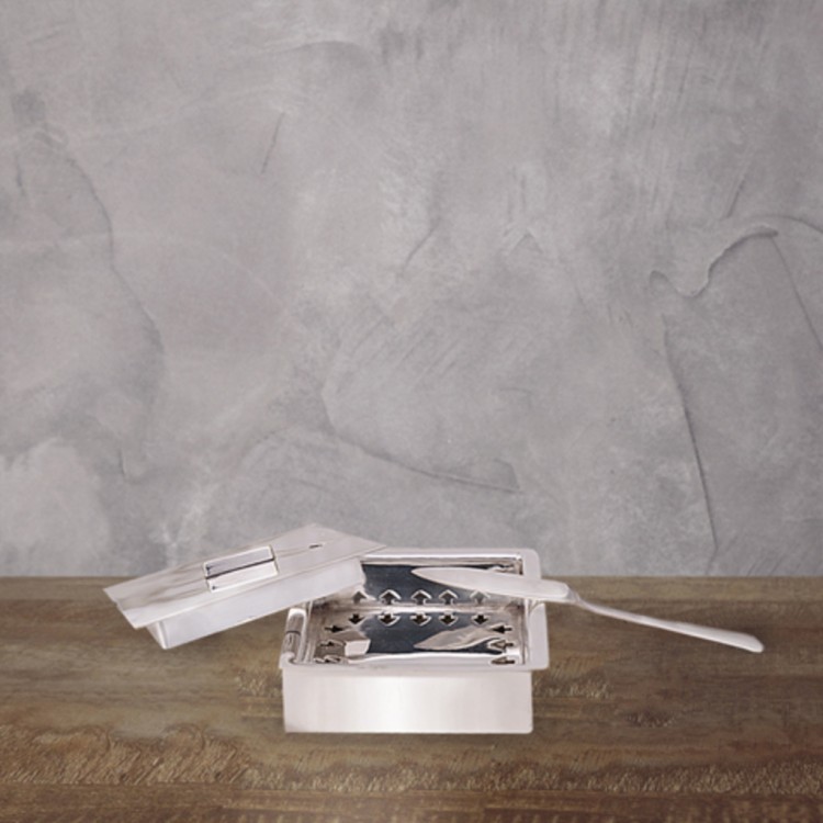 Масленка PI5197/Silver, никель, посеребрение, silver, ROOMERS TABLEWARE