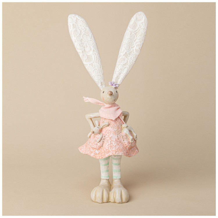 Фигурка декоративная кролик  10x10x29.5см Lefard (125-305)