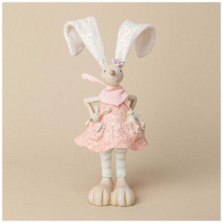 Фигурка декоративная кролик  10x10x29.5см Lefard (125-305)