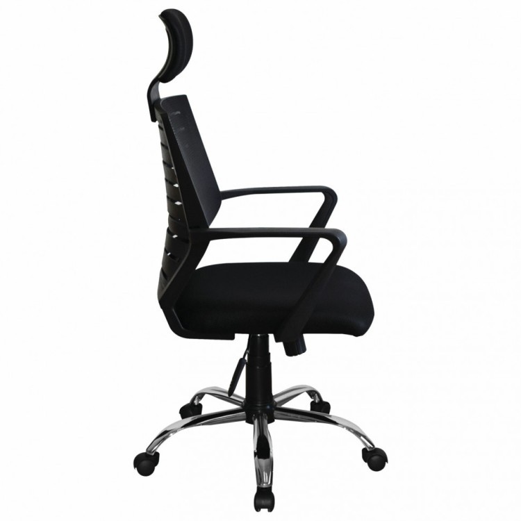 Кресло офисное Brabix Victory MG-016 ткань/сетка черное 531924 (1) (84674)