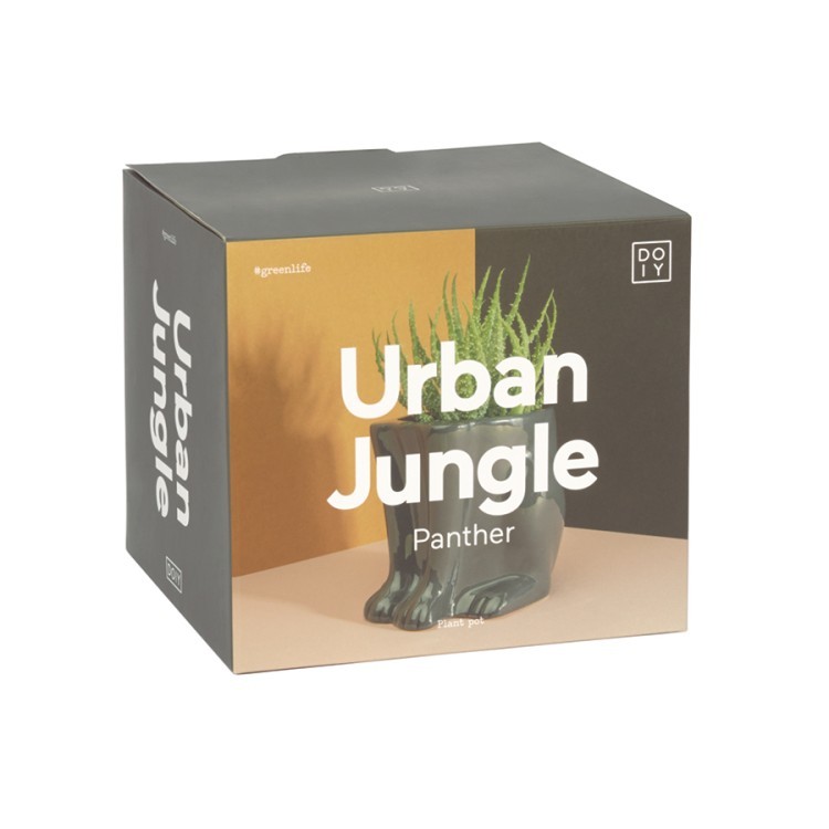 Горшок цветочный urban jungle panther (67179)
