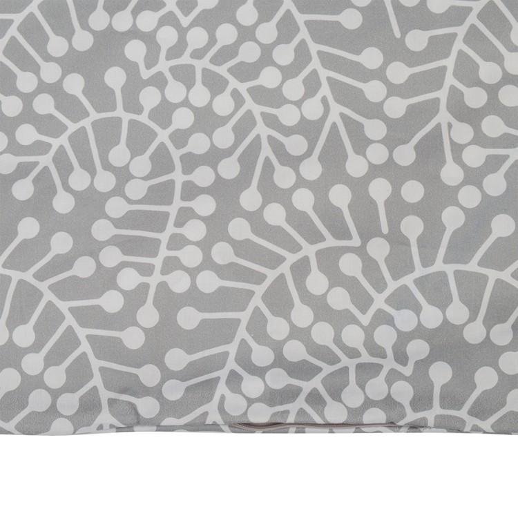 Комплект постельного белья серого цвета с принтом Спелая смородина из коллекции scandinavian touch, 200х220 см (73685)