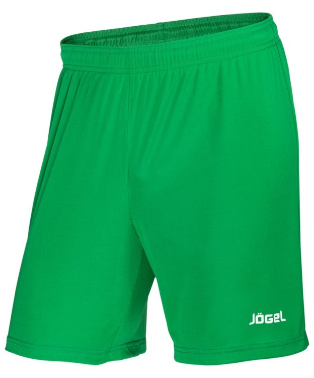 Шорты футбольные JFS-1110-031, зеленый/белый, детские (436293)